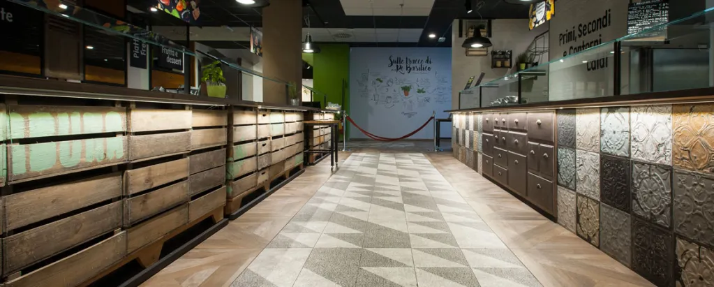 Restaurant "Tracce – Cir Food" in Modena - Tiles by Refin