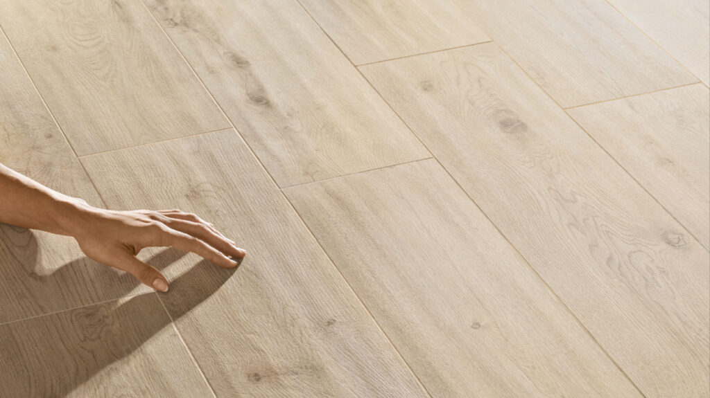 wood-effect flooring from the Raver collection by Caesar