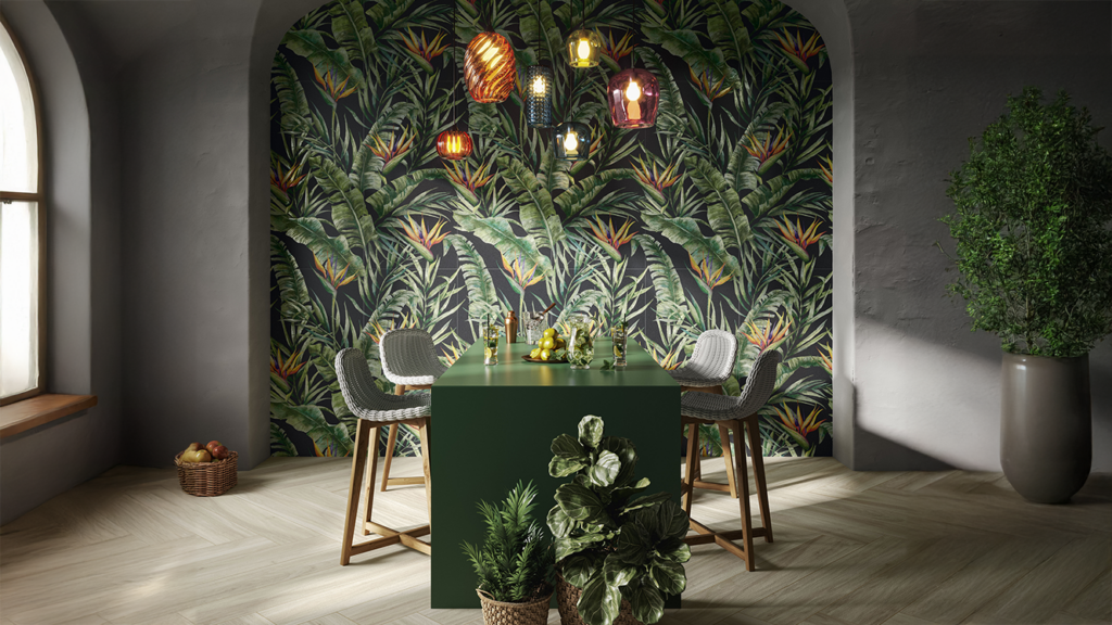 decorative tiles from the Love&Decors collection by Elios Ceramiche